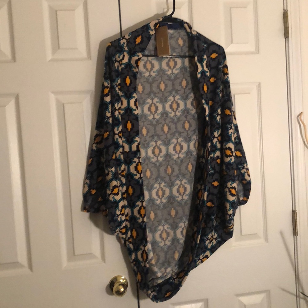 Multi print tunic/shawl/ cardigan